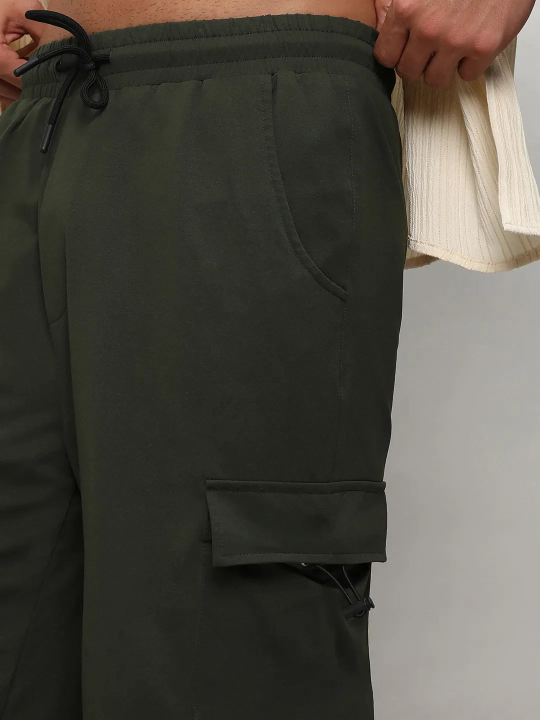 Solid Cargo Parachute Trousers