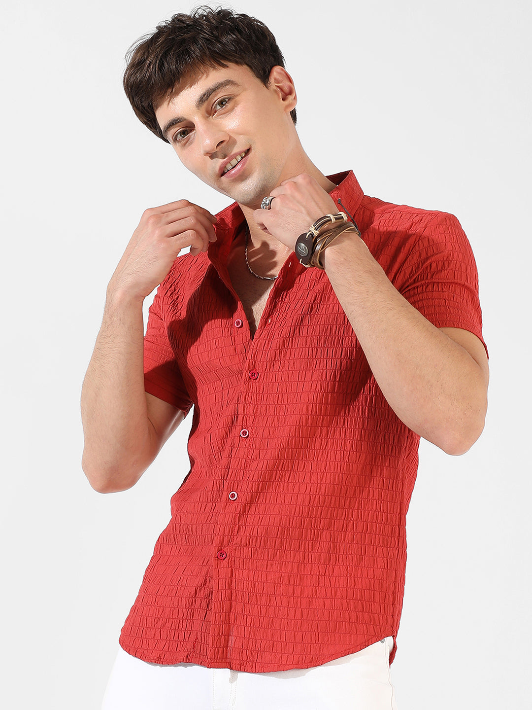 Ruched Casual Shirt