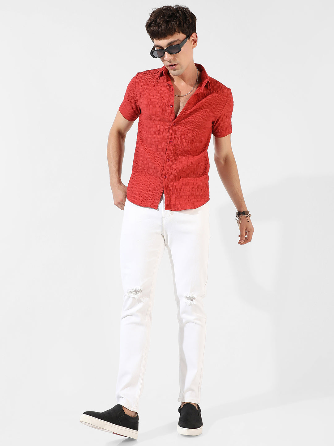 Ruched Casual Shirt