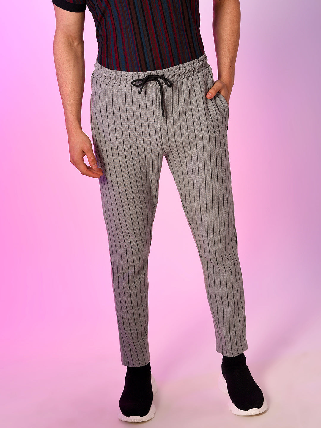 Pinstriped Trackpants