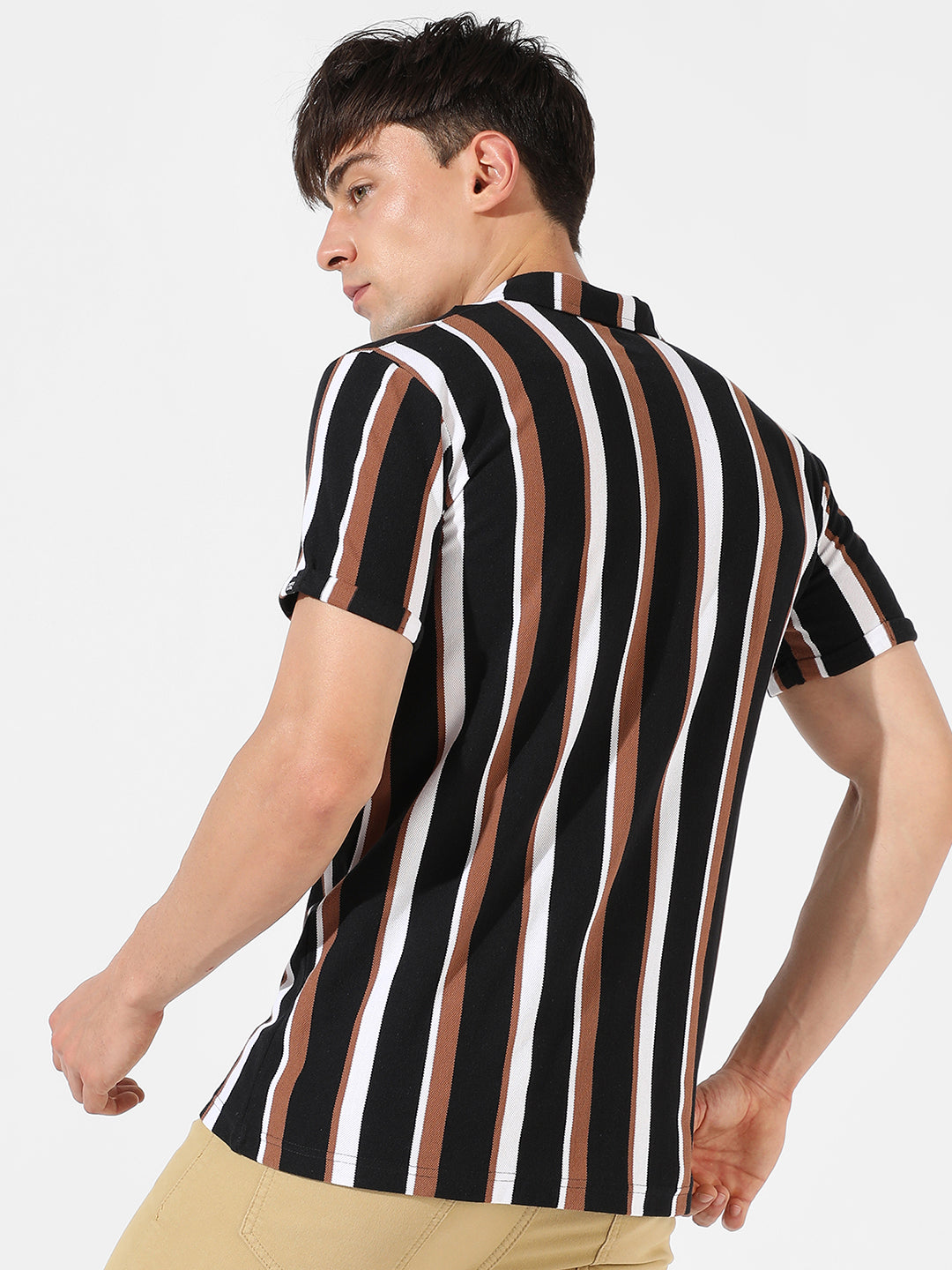 Barcode Striped Shirt