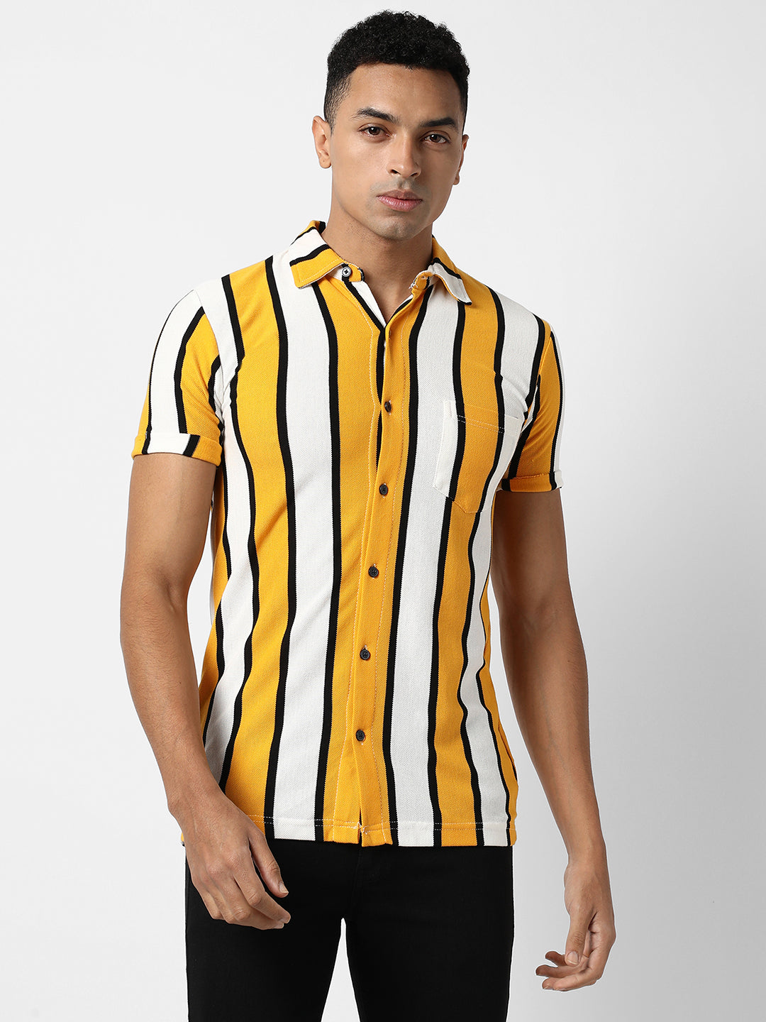 Dramatic Striped Shirt