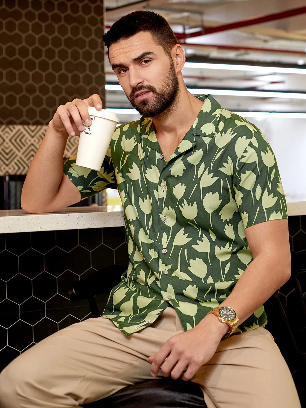 Botanical Block Shirt