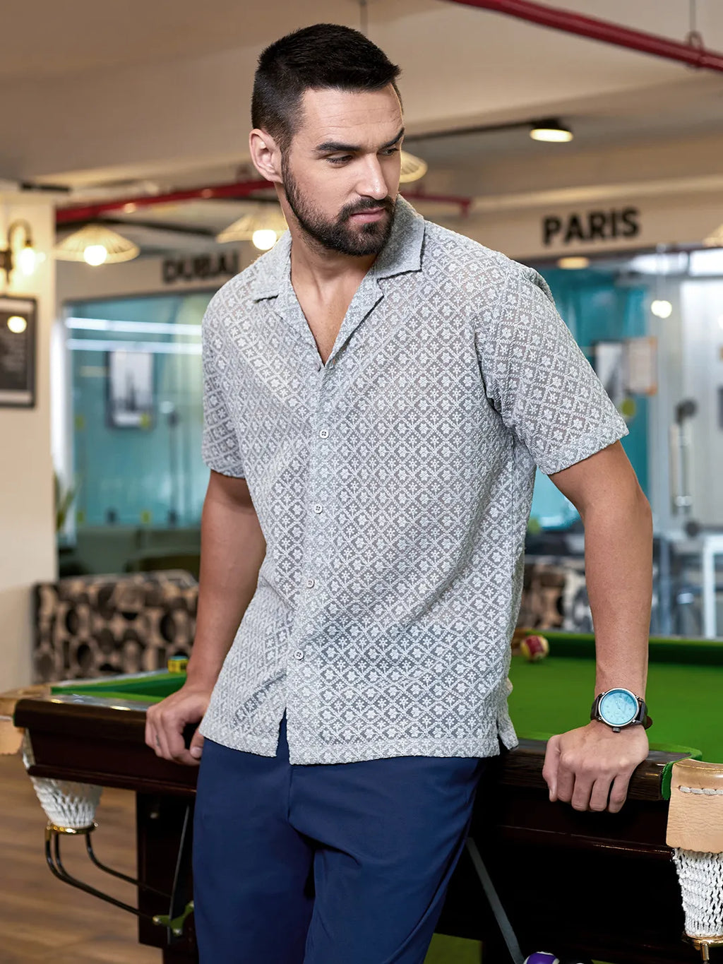 Floral Embroidered Shirt