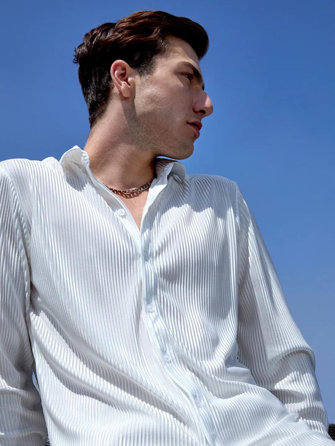 Pleat-Creased Shirt