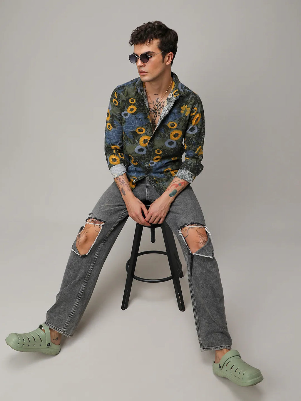 Botanical Abstract Shirt