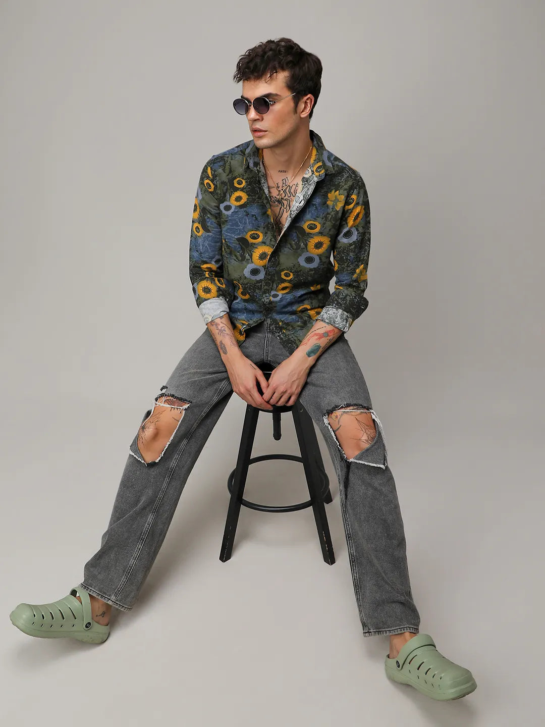 Botanical Abstract Shirt