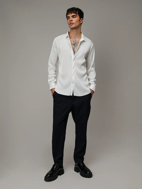 Pleat-Creased Shirt