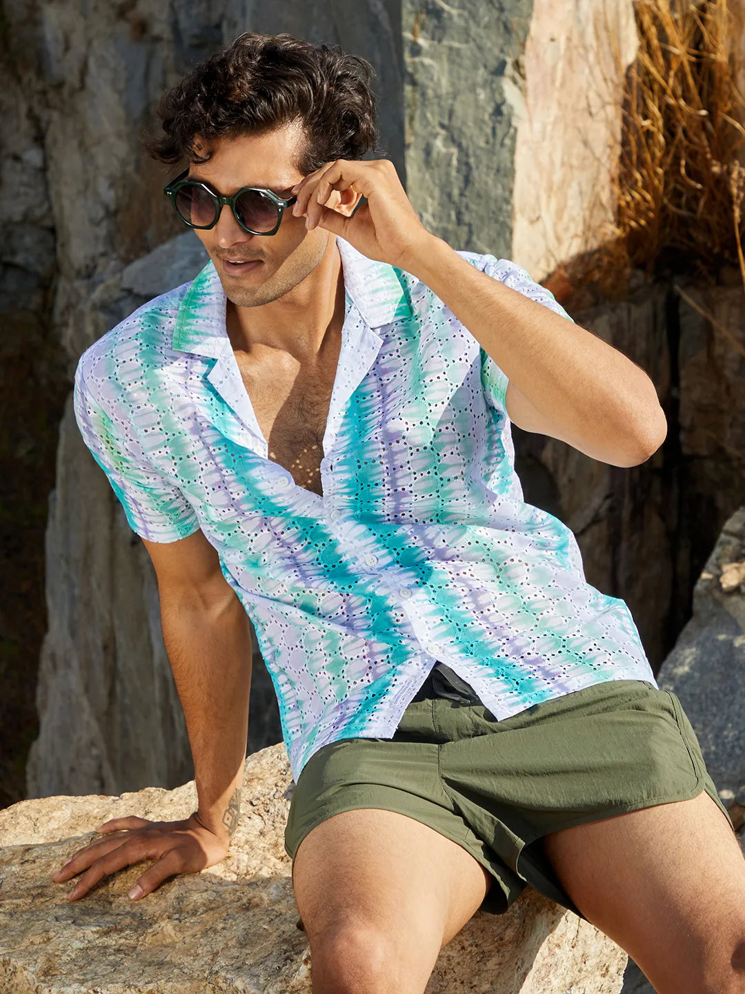 Horizontal Tie-Dye Shirt