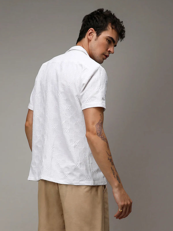 Creased-Check Shirt