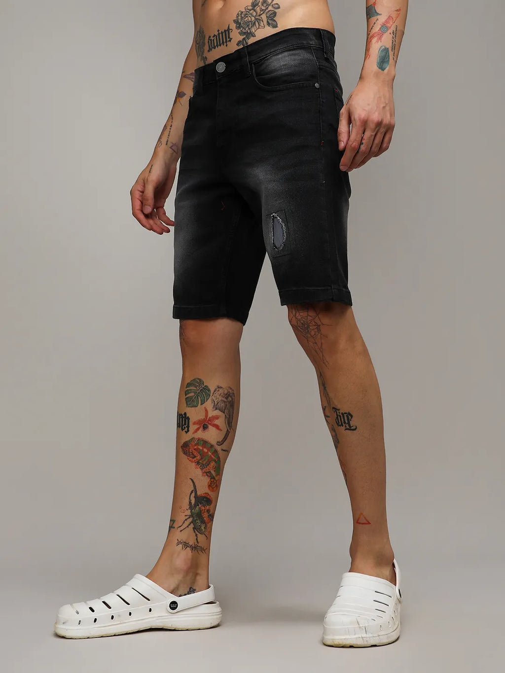 MInimal Distressed Denim Jeans