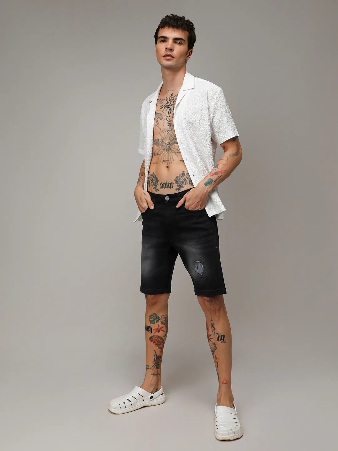 MInimal Distressed Denim Jeans