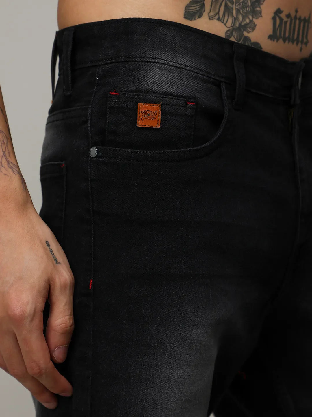 MInimal Distressed Denim Jeans