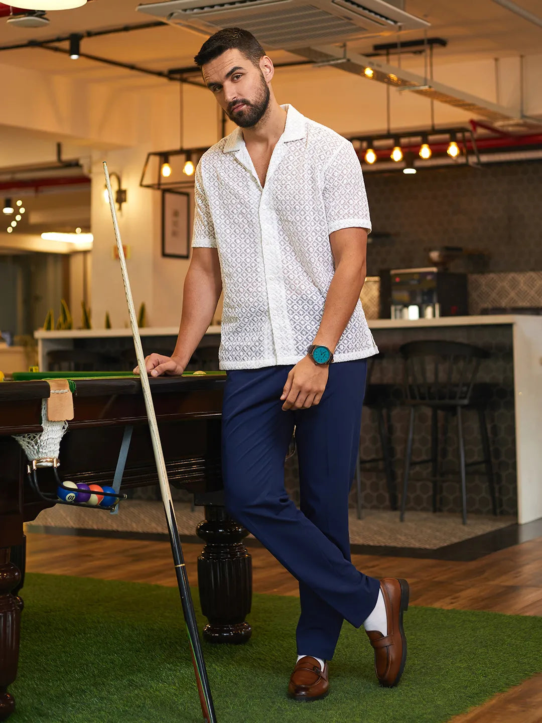 Floral Embroidered Shirt