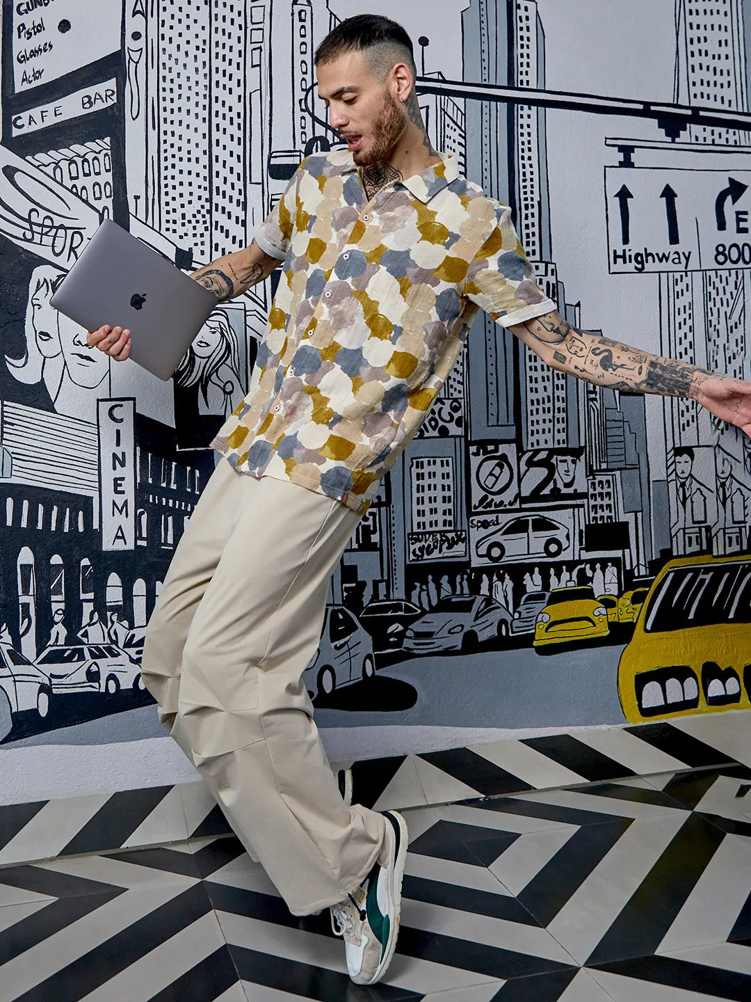 Abstract Print Shirt