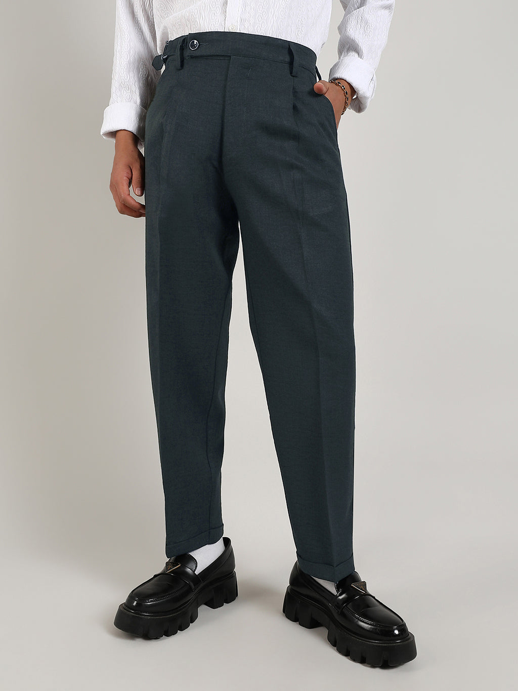 Lightweight - Tailored Linen-Blend Trousers