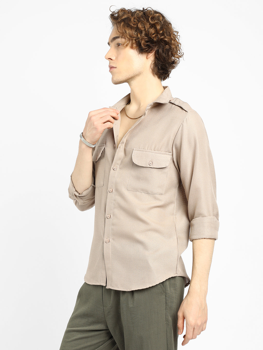 Solid Relaxed Shirt