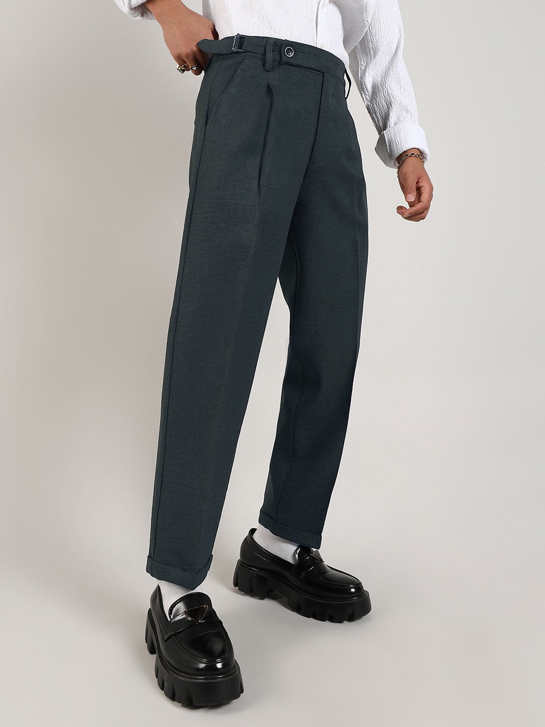 Lightweight - Tailored Linen-Blend Trousers