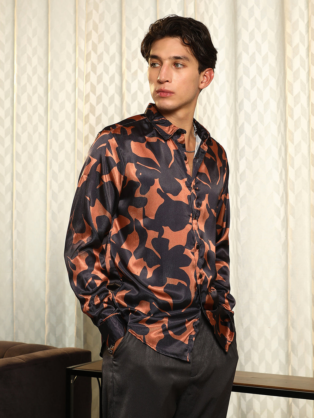 Botanical Imprint Shirt