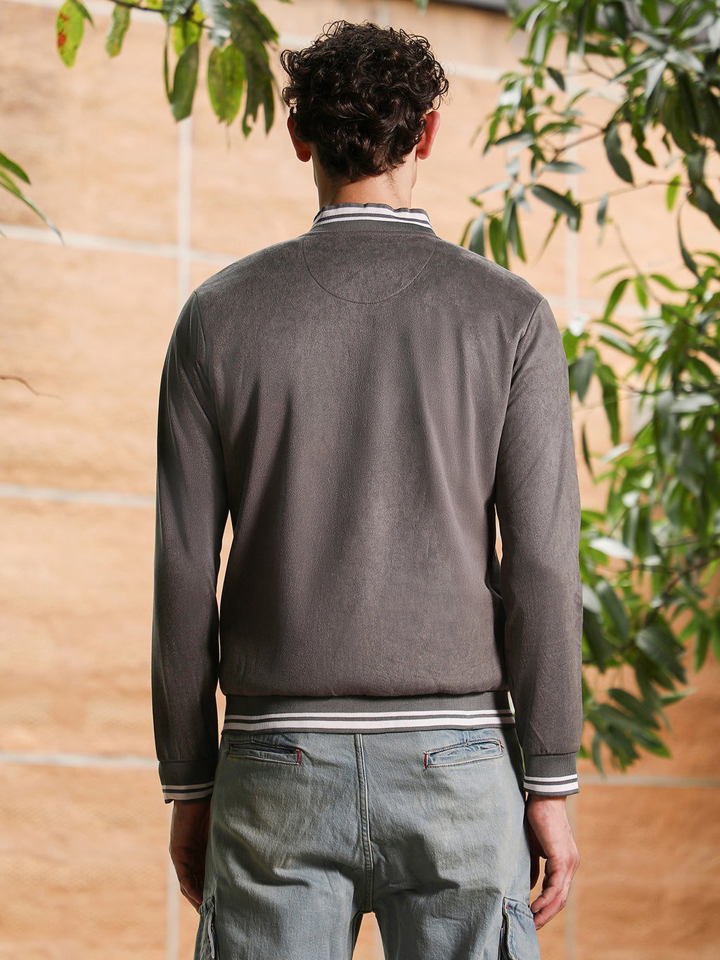 Zip-Front Baseball Jacket