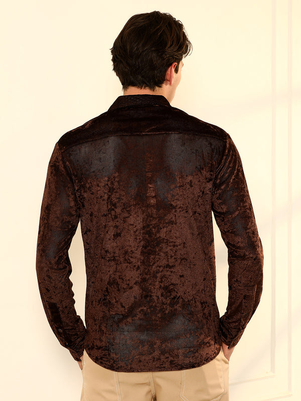 Solid Velvet Shirt
