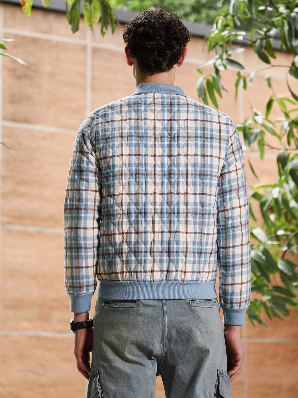 Tartan Plaid Bomber Jacket