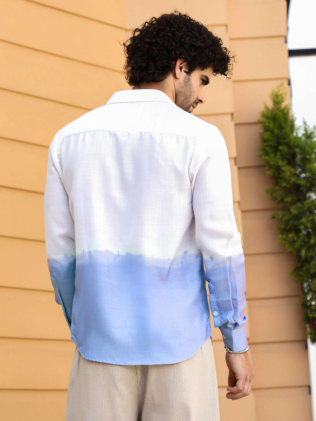 Contrast Ombre Shirt