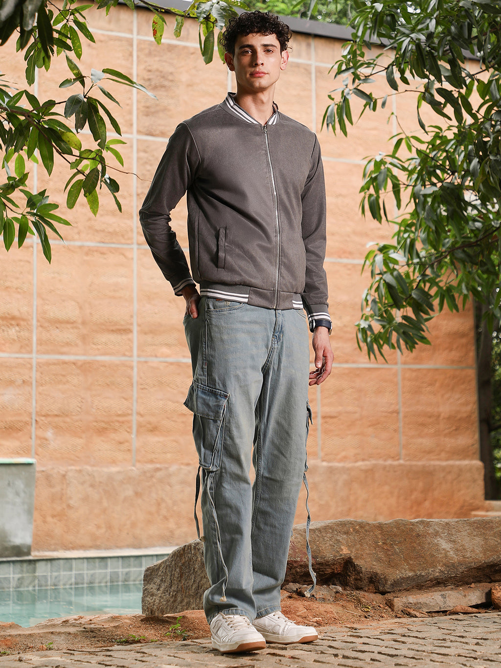 Zip-Front Baseball Jacket