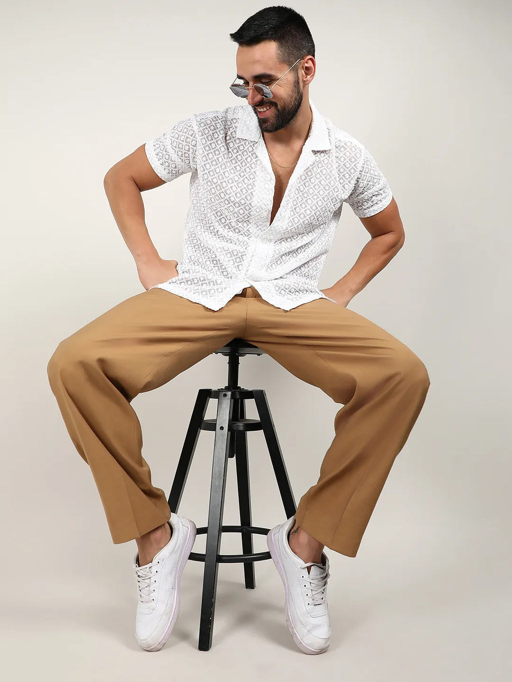 Floral Embroidered Shirt