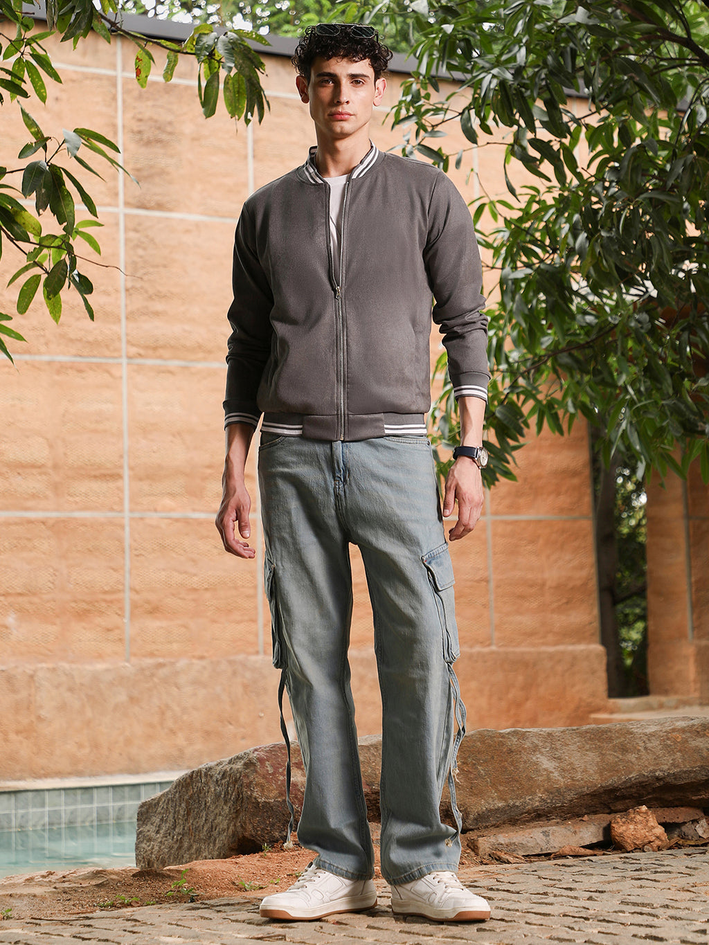 Zip-Front Baseball Jacket