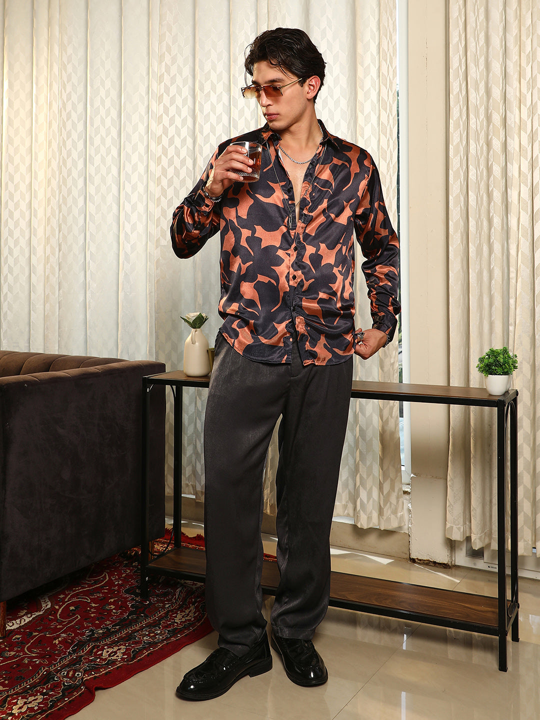 Botanical Imprint Shirt