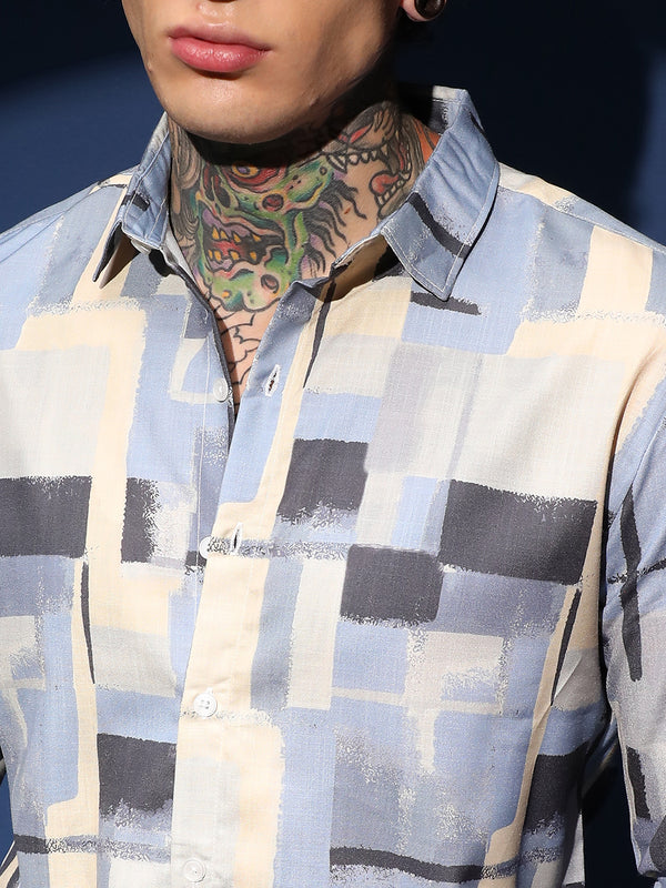 Cubic-Overlap Shirt