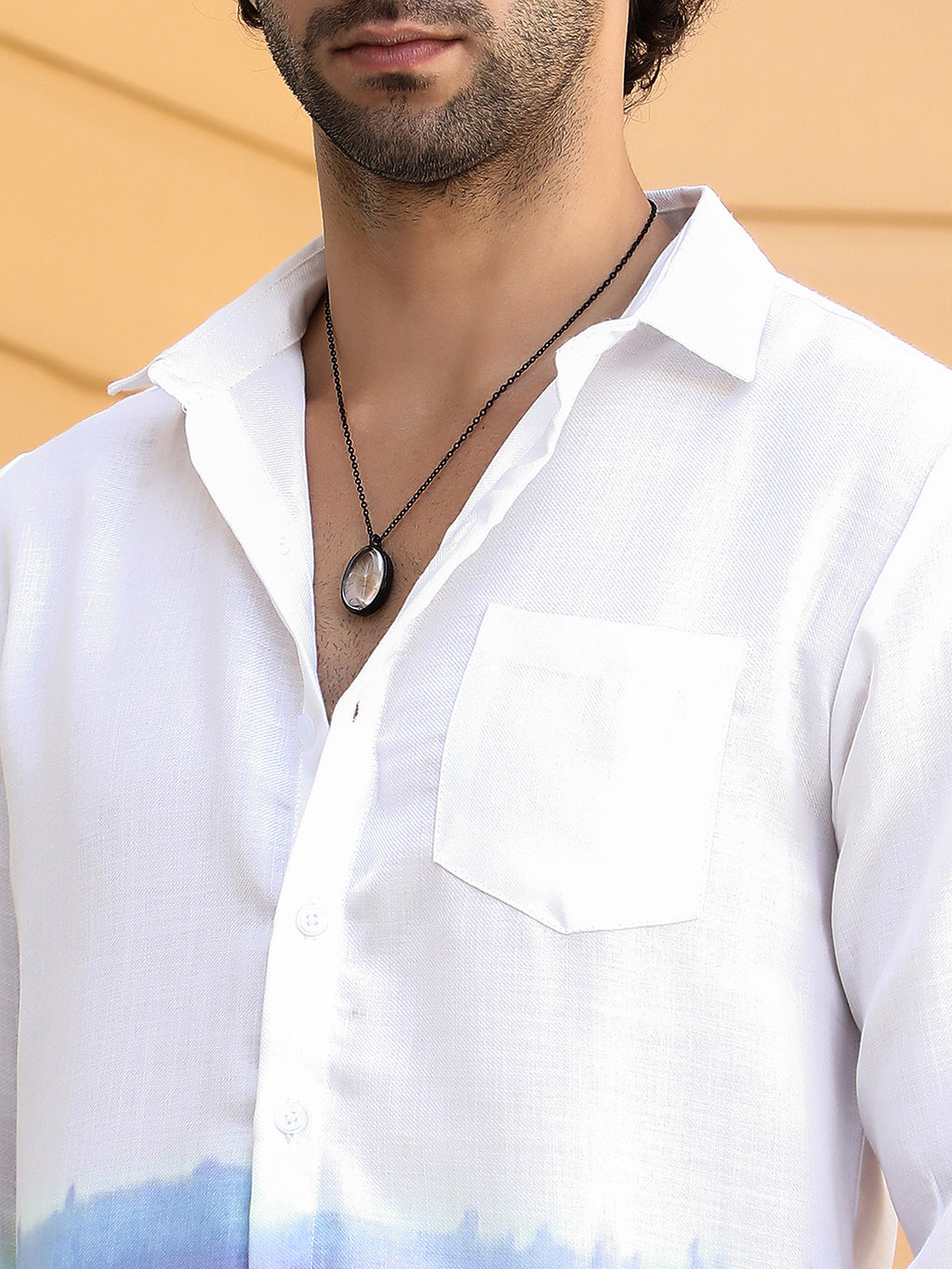 Contrast Ombre Shirt