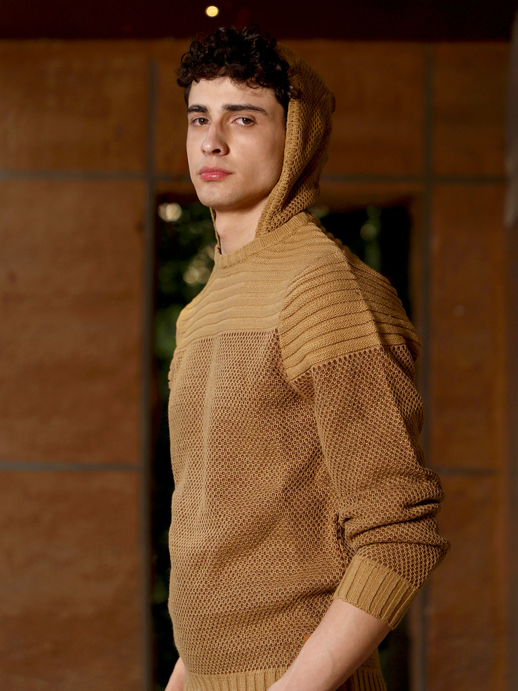 Textured Knit Pullover Sweater