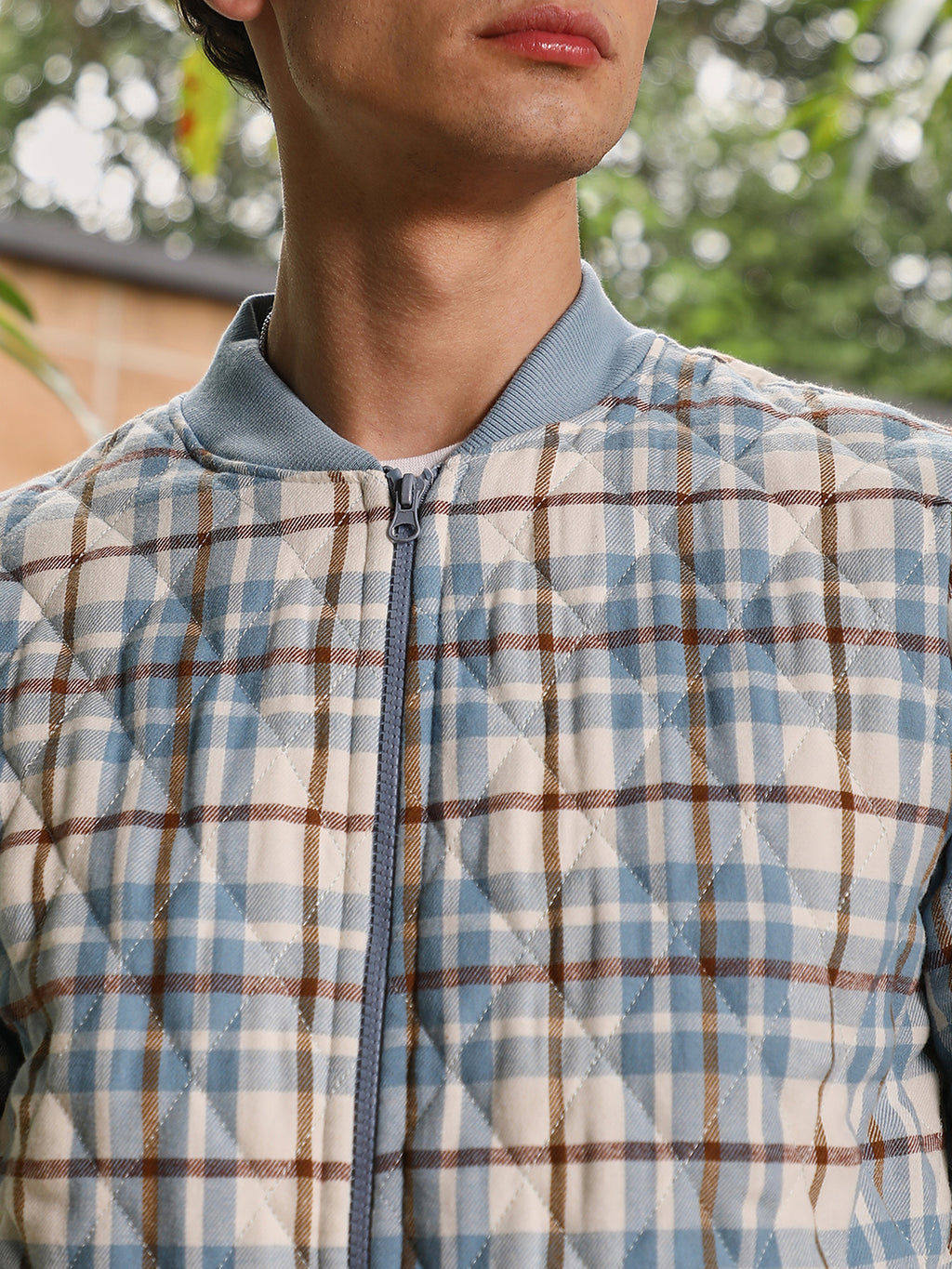 Tartan Plaid Bomber Jacket