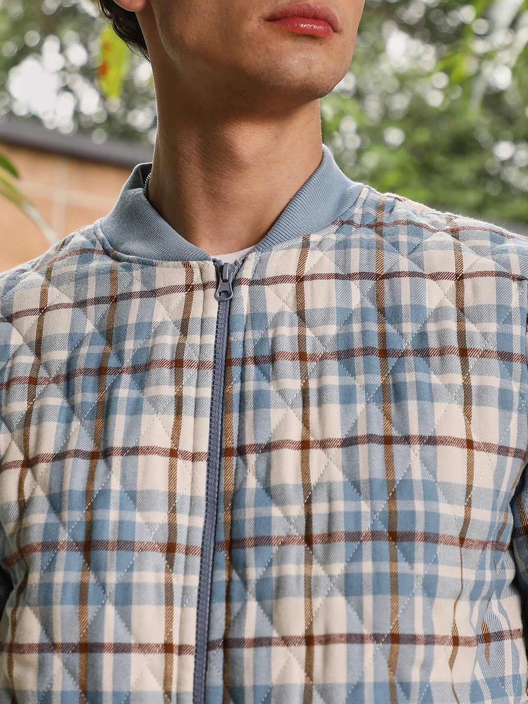 Tartan Plaid Bomber Jacket