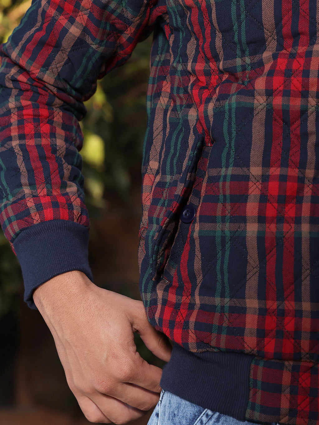 Tartan Plaid Bomber Jacket