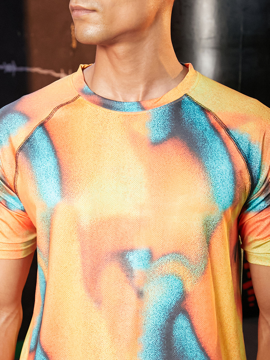 Abstract Activewear T-Shirt