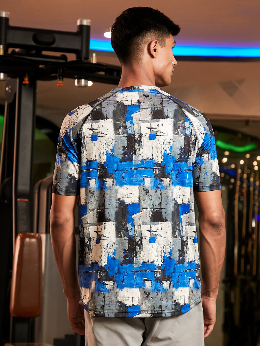 Abstract Activewear T-Shirt