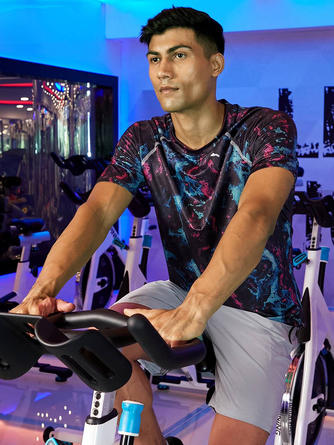 Abstract Activewear T-Shirt