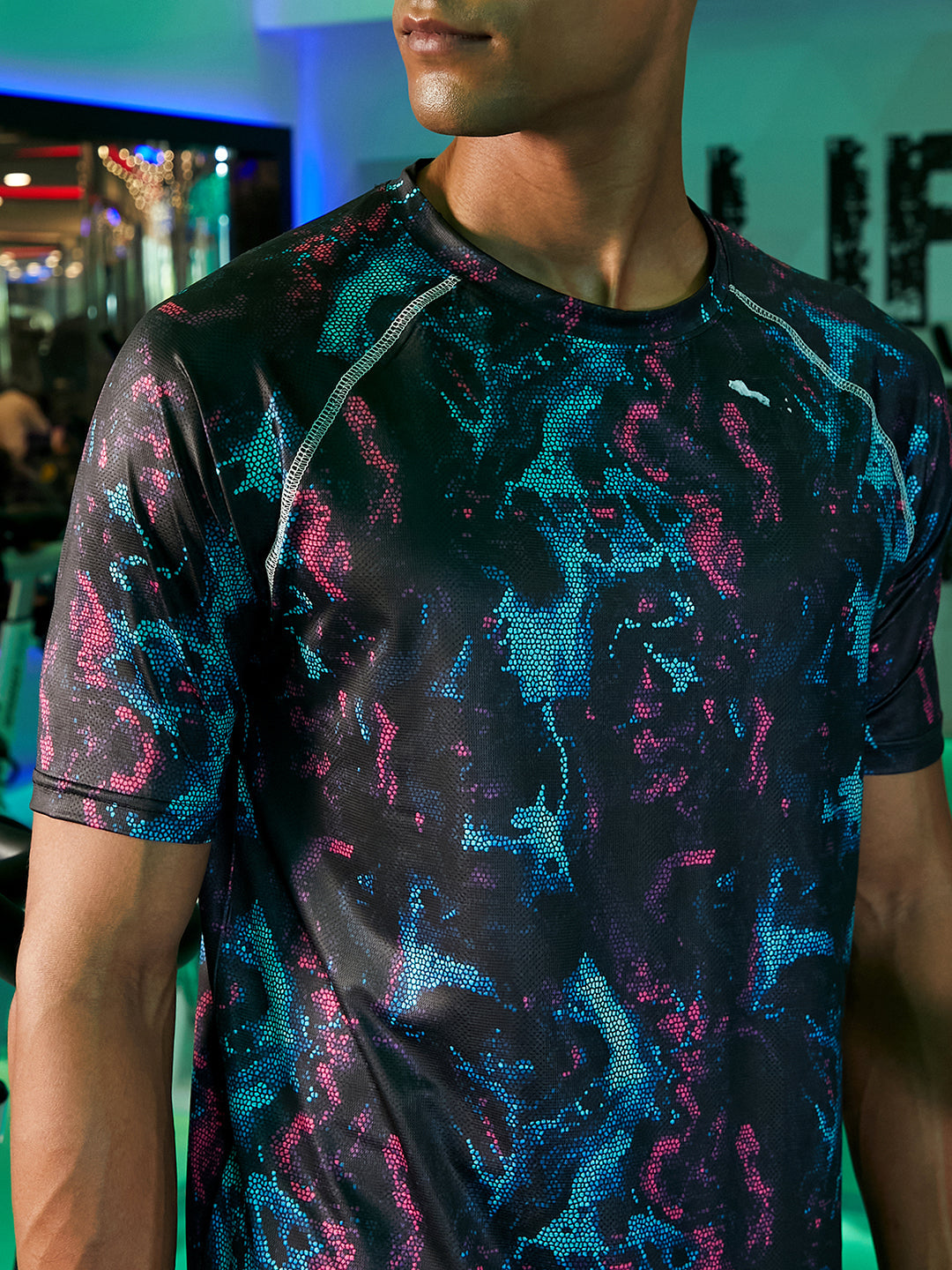 Abstract Activewear T-Shirt