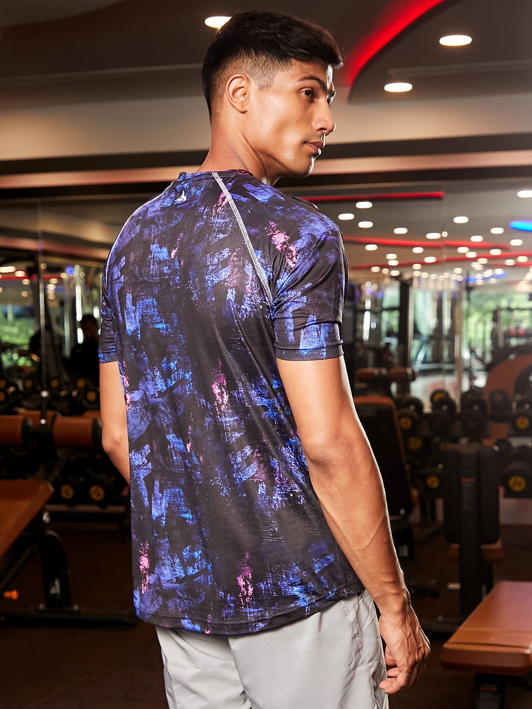 Abstract Activewear T-Shirt