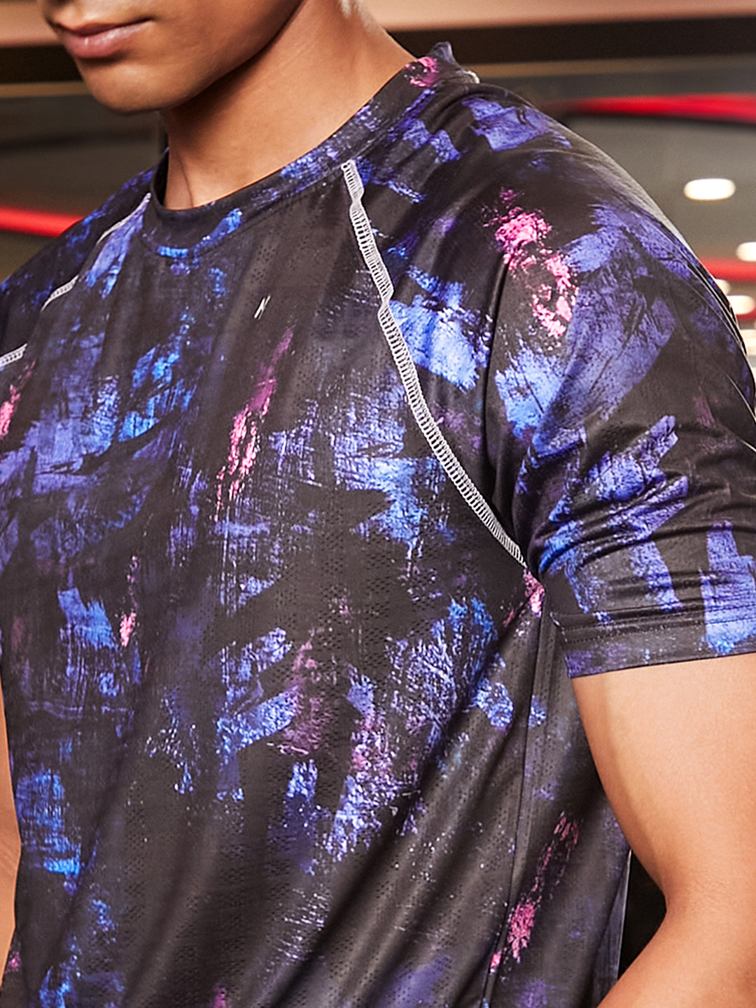 Abstract Activewear T-Shirt