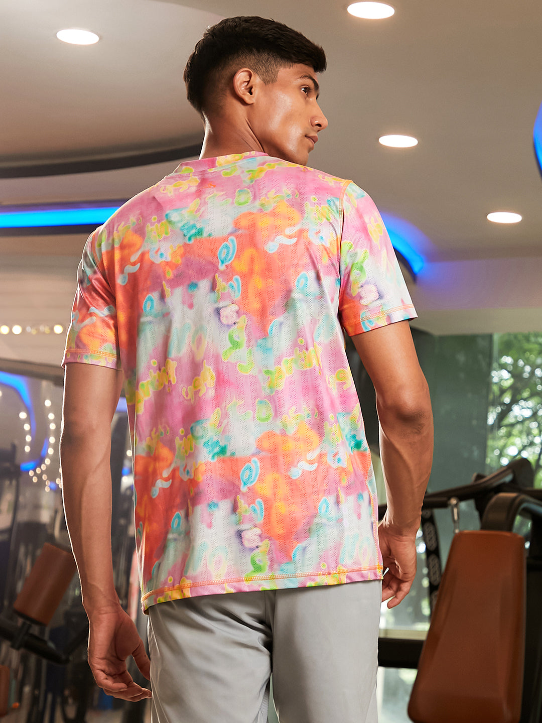 Abstract Activewear T-Shirt