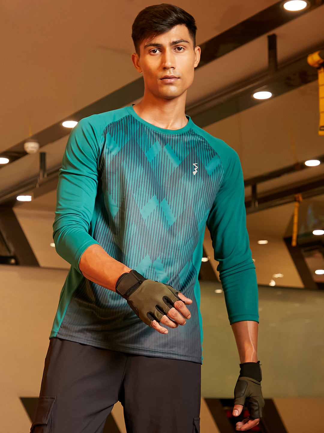 Geometric Activewear T-Shirt