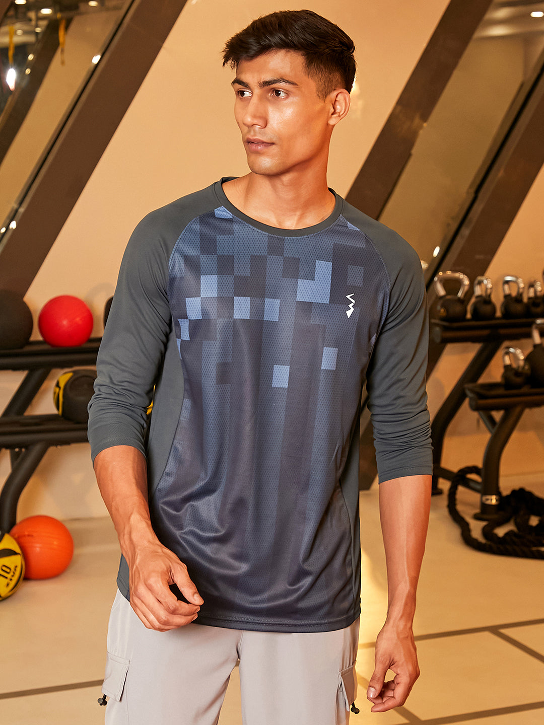 Digital Block Activewear T-Shirt