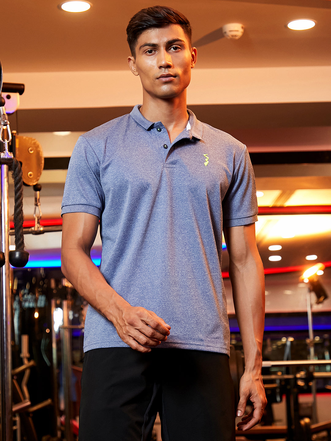 Basic Activewear Polo T-Shirt