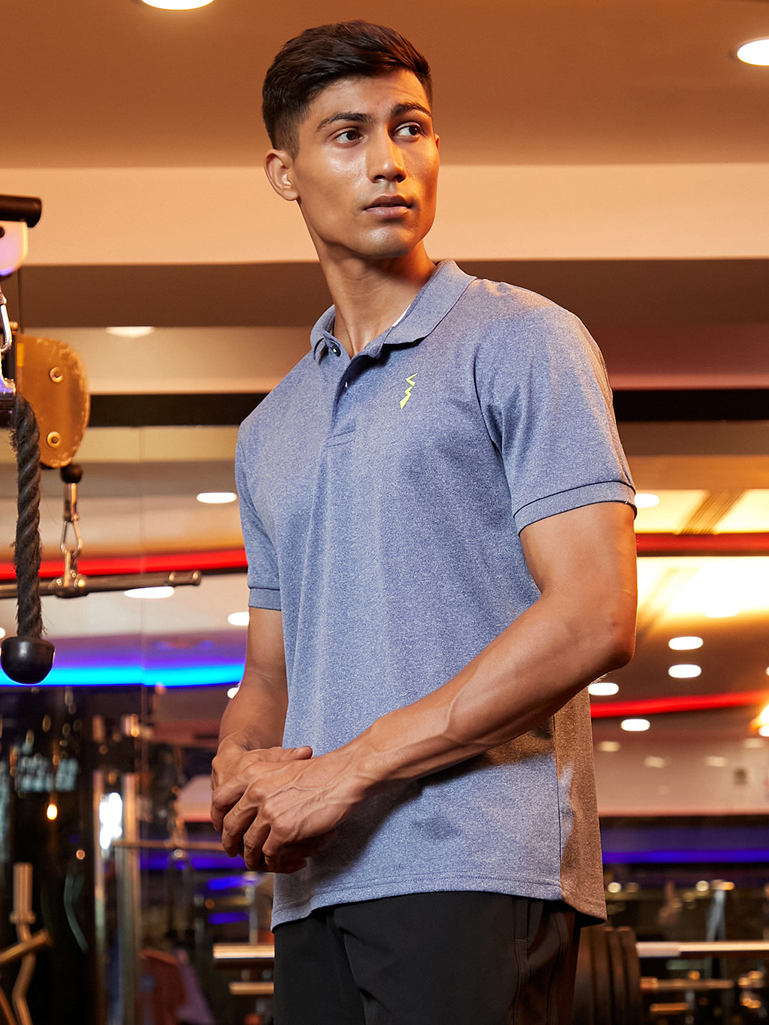 Basic Activewear Polo T-Shirt