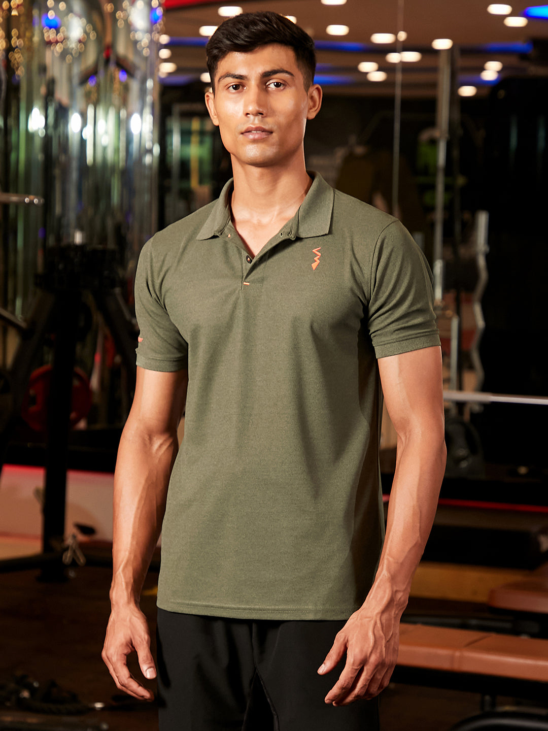 Basic Activewear Polo T-Shirt