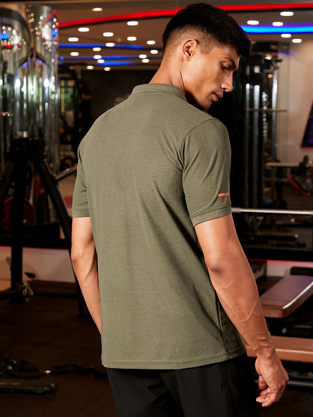 Basic Activewear Polo T-Shirt